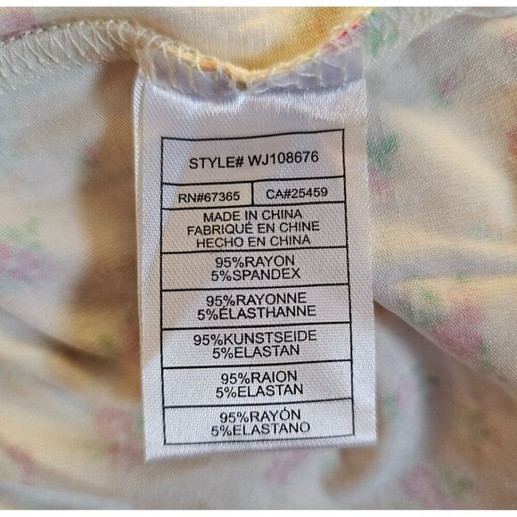Luv Betsey - Betsey Johnson Floral Rayon Dress for Lazy Summer Days! XLarge - Picture 7 of 7